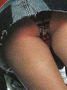 Outdoor nipple and upskirt exposure