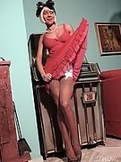 Truly sensual nylons vintage erotic with russian model